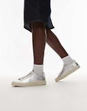 Thumbnail 8 of VEJA Women's Campo Leather Sneaker - Silver White