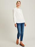 Thumbnail 4 of Joules Women's Melanie Cotton Ruffle Blouse - White