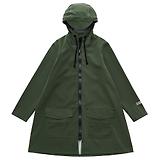 Thumbnail 1 of Stutterheim Women's Mosebacke Lightweight Patch Raincoat - Matte Green