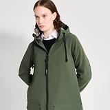 Thumbnail 5 of Stutterheim Women's Mosebacke Lightweight Patch Raincoat - Matte Green