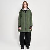 Thumbnail 2 of Stutterheim Women's Mosebacke Lightweight Patch Raincoat - Matte Green