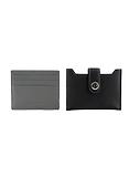 Thumbnail 3 of Dents Men's Eden Smooth Nappa Leather Card Holder with RFID Blocking and Case - Black/Slate