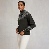 Thumbnail 3 of Holland Cooper Women's Elodie Roll Neck Knit - Forest Green