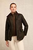 Thumbnail 3 of Holland Cooper Women's Belted Waxed Jacket - Dark Olive