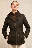 Thumbnail 2 of Holland Cooper Women's Belted Waxed Jacket - Dark Olive
