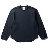 Thumbnail 1 of Snow Peak Dry Waffle Long Sleeve T-Shirt - Dark Navy