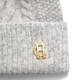 Thumbnail 4 of Holland Cooper Sloane Cable Bobble Hat - Grey Marl