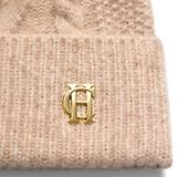 Thumbnail 3 of Holland Cooper Sloane Cable Bobble Hat - Taupe Marl