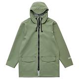 Thumbnail 1 of Stutterheim Stockholm Lightweight Patch Raincoat - Matte Dry Green