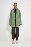 Thumbnail 2 of Stutterheim Stockholm Lightweight Patch Raincoat - Matte Dry Green