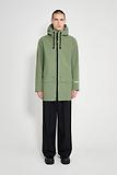 Thumbnail 6 of Stutterheim Stockholm Lightweight Patch Raincoat - Matte Dry Green