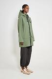 Thumbnail 3 of Stutterheim Stockholm Lightweight Patch Raincoat - Matte Dry Green