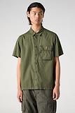 Thumbnail 3 of Parajumpers Men's Merv Short Sleeve Shirt - Tortuga Green