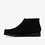 Thumbnail 2 of Clarks Originals Men's Wallabee Boots - Black Suede