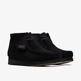 Thumbnail 4 of Clarks Originals Men's Wallabee Boots - Black Suede