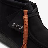Thumbnail 7 of Clarks Originals Men's Wallabee Boots - Black Suede