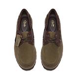 Thumbnail 6 of Clarks Men's Cleyhill Boat Shoes - Olive Combi