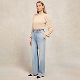 Thumbnail 3 of Holland Cooper Women's Tailored Wide Leg Jeans - Vintage Indigo