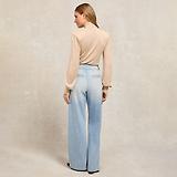 Thumbnail 4 of Holland Cooper Women's Tailored Wide Leg Jeans - Vintage Indigo