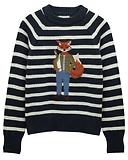 Thumbnail 1 of Joules Women's Renard Jonty Intarsia Knit Jumper - Navy