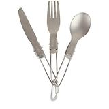 Thumbnail 1 of Elliker Beldon Titanium 3 Piece Foldable Cutlery