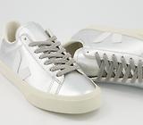 Thumbnail 5 of VEJA Women's Campo Leather Sneaker - Silver White