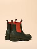 Thumbnail 3 of Joules Women's Oakfield Colour Block Short Neoprene-Lined Wellies - Green