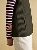 Thumbnail 4 of Joules Women's Minx Showerproof Diamond Quilted Gilet - Green
