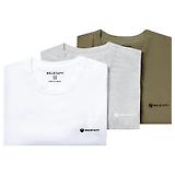 Thumbnail 1 of Belstaff Men's 3 Pack T-Shirt - White/Fatigue Green/Old Silver Heather