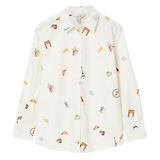 Thumbnail 1 of Joules Women's Amilla Paris Print Shirt - White