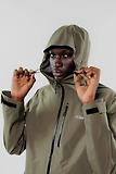 Thumbnail 7 of Elliker Unisex Ayre 3L Waterproof Shell Jacket - Khaki