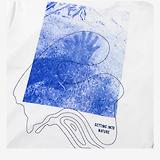 Thumbnail 7 of Elliker Unisex Rill Hand Print Short Sleeve T-Shirt - White