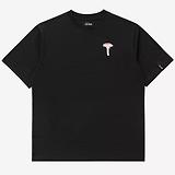 Thumbnail 5 of Elliker Unisex Rill Spore Print Short Sleeve T-Shirt - Black