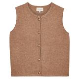 Thumbnail 1 of Joules Women's Holly Knitted Button Vest - Camel