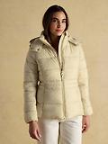 Thumbnail 2 of Joules Women's Hadlow Short Showerproof Padded Coat - Neutral