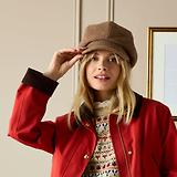 Thumbnail 4 of Joules Women's Elvaston Baker Boy Hat - Tan Brown