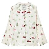 Thumbnail 6 of Joules Women's Bonnie Satin Pyjama Set - Cream/Land Rover