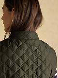 Thumbnail 2 of Joules Women's Minx Showerproof Diamond Quilted Gilet - Green