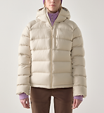 Thumbnail 2 of Haglöfs Women's Rosson Down Hooded Jacket - Chalk Beige