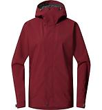 Thumbnail 1 of Haglöfs Women's Breeze Proof Waterproof Jacket - Carmine Red