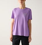 Thumbnail 3 of Haglöfs Women's Outsiders Graphic Tee - Purple Ice