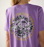 Thumbnail 7 of Haglöfs Women's Outsiders Graphic Tee - Purple Ice