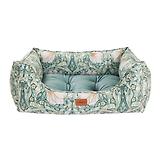 Thumbnail 1 of William Morris Square Dog Bed - Pimpernel Print