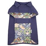 Thumbnail 3 of William Morris Reversible Dog Coat - Strawberry Thief Print