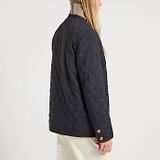 Thumbnail 8 of Joules Women's Quinn Showerproof Diamond Quilted Coat - Navy