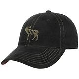 Thumbnail 1 of Stetson Embroidered Deer Corduroy Baseball Cap - Black