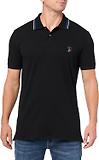 Thumbnail 2 of Paul Smith Men's Regular Fit Stretch-Cotton 'Broad Stripe Zebra' Polo Shirt - Black
