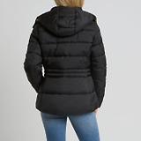 Thumbnail 3 of Joules Women's Hadlow Short Showerproof Padded Coat - Black