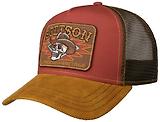 Thumbnail 1 of Stetson Cowboy Skull Trucker Cap - Red