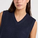 Thumbnail 2 of Joules Women's Holly Long Knitted Vest - Navy